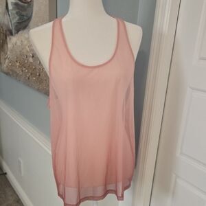 Sheer Pink Women's Tank Top